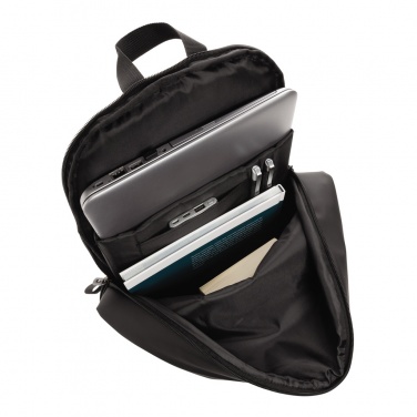 Logo trade promotional item photo of: Smooth PU 15.6"laptop backpack
