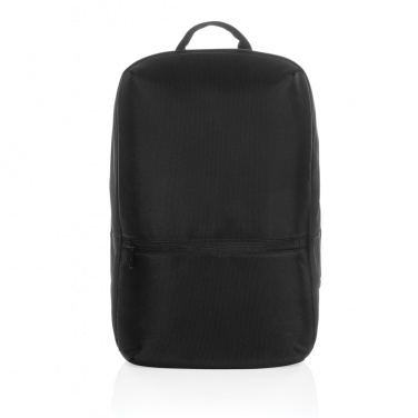 Logo trade promotional merchandise image of: Impact AWARE™ 1200D Minimalist 15.6 inch laptop backpack