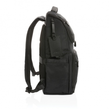 Logo trade promotional item photo of: Swiss Peak AWARE™ RPET Voyager 15.6" laptop backpack