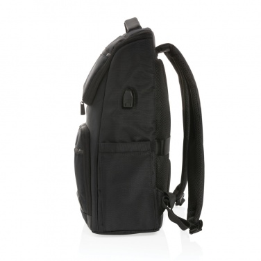 Logotrade advertising product picture of: Swiss Peak AWARE™ RPET Voyager 15.6" laptop backpack