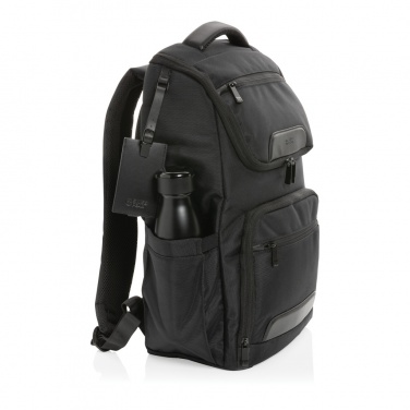 Logotrade promotional giveaway image of: Swiss Peak AWARE™ RPET Voyager 15.6" laptop backpack