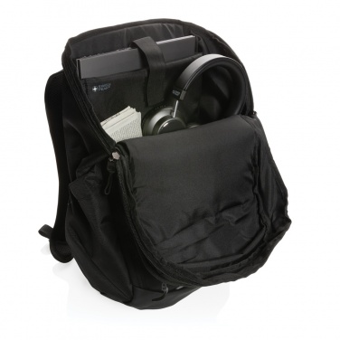Logotrade business gift image of: Swiss Peak AWARE™ RPET 15.6 inch business backpack