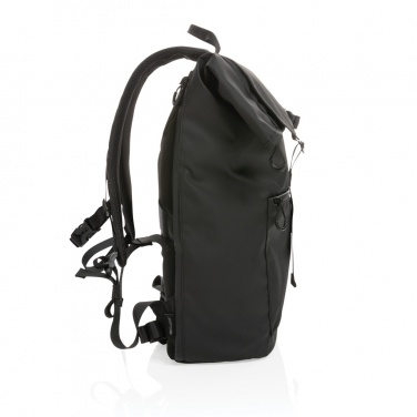 Logotrade corporate gift image of: Impact AWARE™ RPET water resistant 15.6" laptop backpack