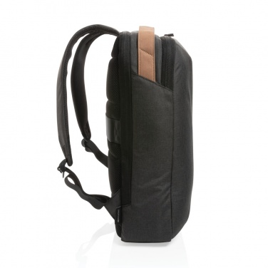 Logotrade corporate gifts photo of: Impact AWARE™ 300D two tone deluxe 15.6" laptop backpack