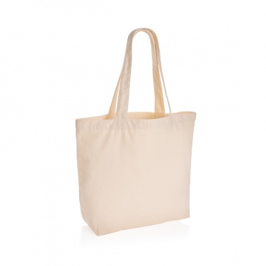 Logotrade corporate gift picture of: Impact Aware™ 240 gsm rcanvas shopper w/pocket undyed