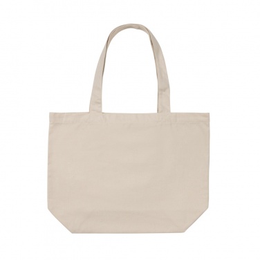 Logotrade corporate gift image of: Impact Aware™ 240 gsm rcanvas shopper w/pocket undyed