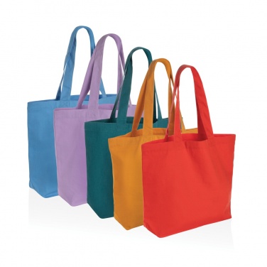 Logo trade promotional giveaway photo of: Impact Aware™ 240 gsm rcanvas shopper w/pocket