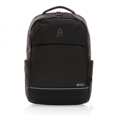 Logotrade promotional products photo of: Swiss Peak Brooke AWARE™ RPET daily 15.6" laptop backpack