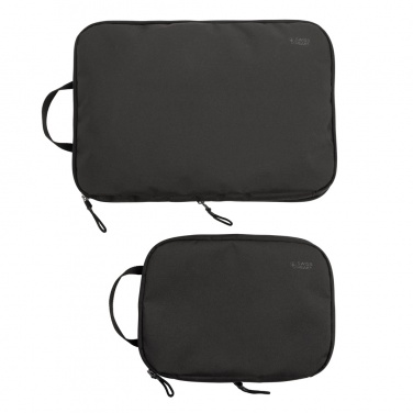 Logotrade promotional merchandise picture of: Swiss Peak Ridge AWARE™ RPET compression travel cubes 2pc