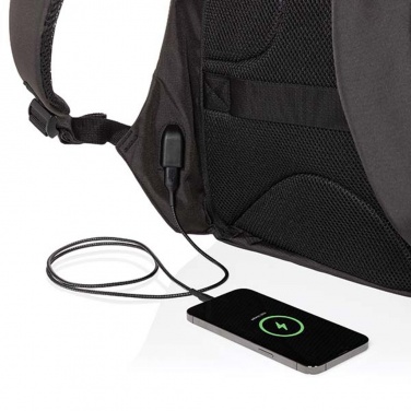 Logo trade promotional items picture of: Swiss Peak AWARE™ anti-theft 15.6" laptop backpack