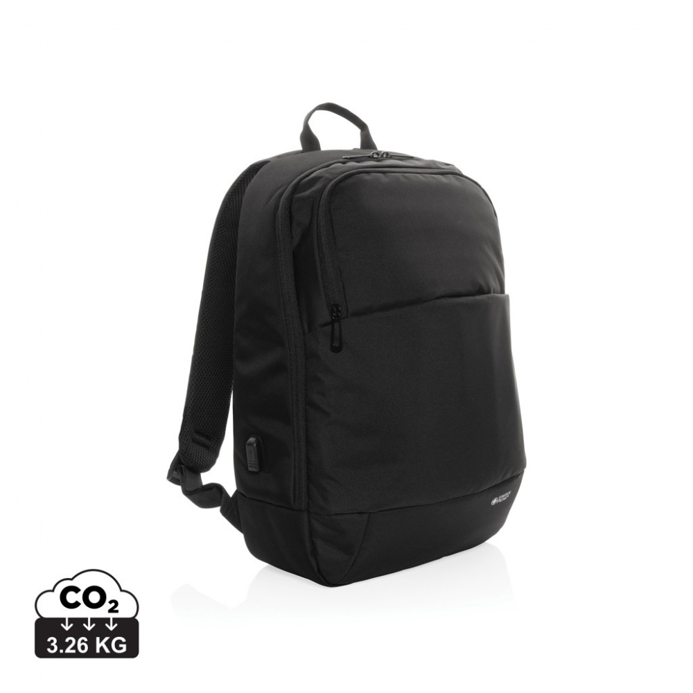 Logotrade promotional item picture of: Swiss Peak AWARE™ modern 15.6" laptop backpack
