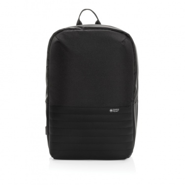 Logo trade promotional item photo of: Swiss Peak AWARE™ RFID anti-theft 15.6'' laptop backpack