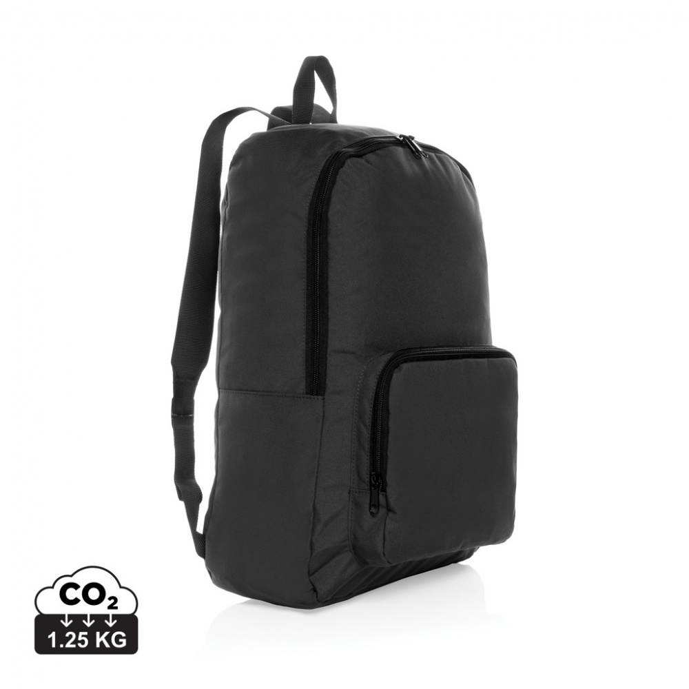 Logotrade promotional giveaway image of: Dillon AWARE™ RPET foldable classic backpack