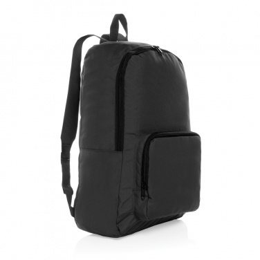 Logo trade promotional gifts image of: Dillon AWARE™ RPET foldable classic backpack