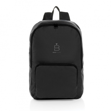 Logo trade promotional merchandise photo of: Dillon AWARE™ RPET foldable classic backpack