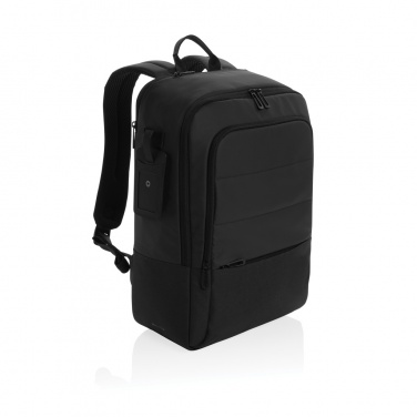 Logotrade promotional product image of: Armond AWARE™ RPET 15.6 inch deluxe laptop backpack