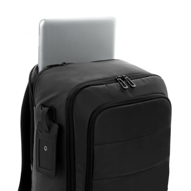 Logo trade advertising products image of: Armond AWARE™ RPET 15.6 inch deluxe laptop backpack