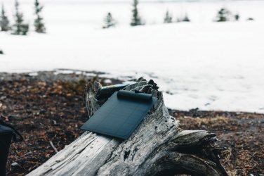 Logotrade promotional merchandise photo of: Pedro AWARE™ RPET deluxe backpack with 5W solar panel