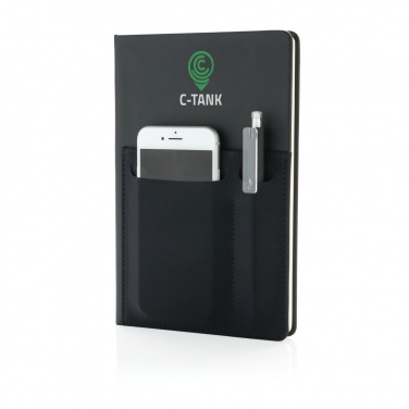 Logotrade promotional merchandise picture of: A5 Deluxe notebook with smart pockets