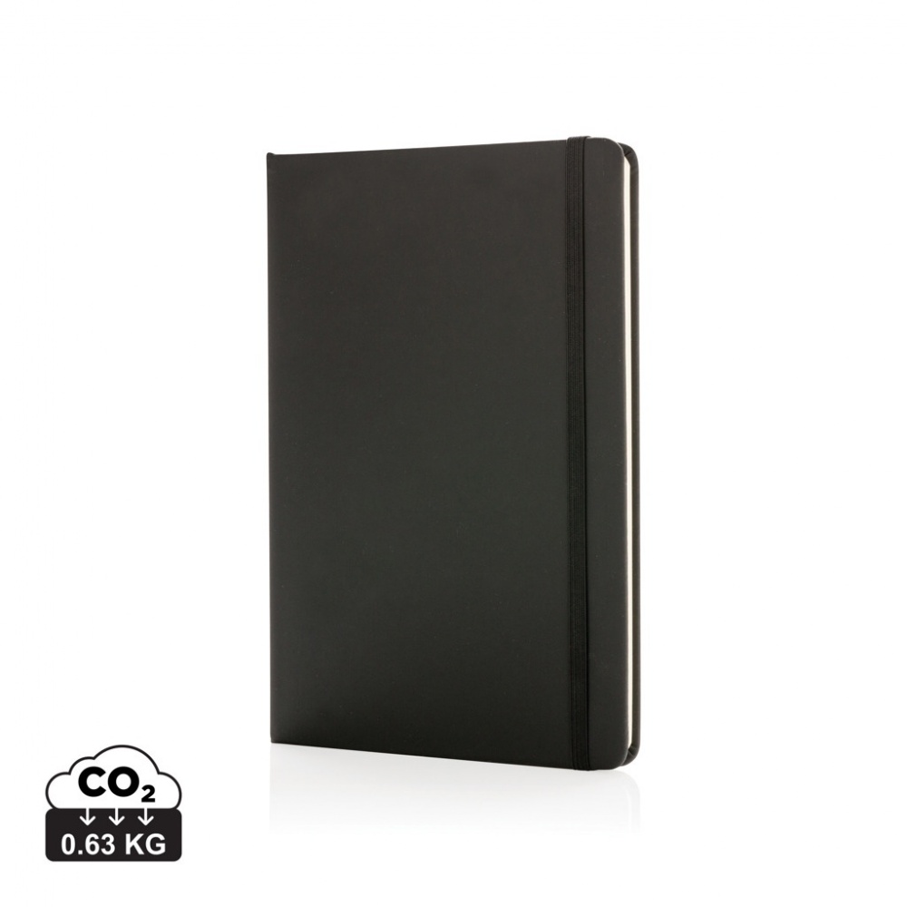 Logo trade promotional gift photo of: Standard hardcover PU notebook A5