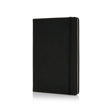 Logotrade business gift image of: Deluxe hardcover PU A5 notebook