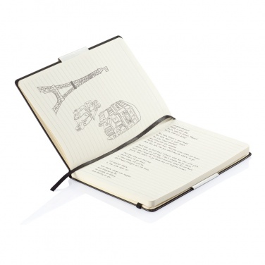 Logotrade corporate gift image of: Deluxe hardcover A5 notebook