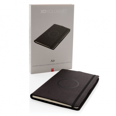 Logo trade advertising product photo of: Air 5W wireless charging refillable journal cover A5