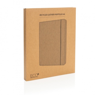 Logotrade promotional merchandise photo of: Recycled leather A4 portfolio