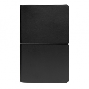 Logo trade promotional gift photo of: Modern deluxe softcover A5 notebook