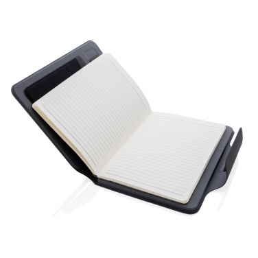 Logo trade promotional merchandise photo of: Artic Magnetic 10W wireless charging A5 notebook