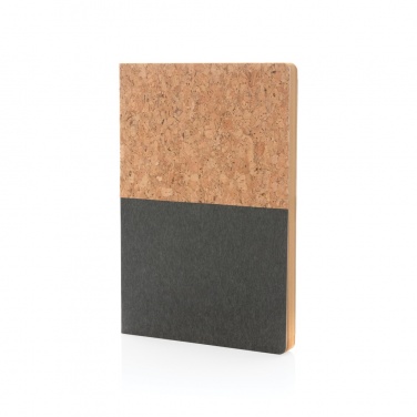 Logotrade corporate gift picture of: A5 cork & kraft notebook