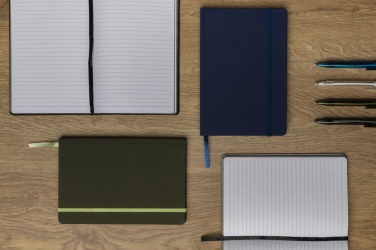 Logo trade promotional merchandise image of: GRS certified RPET A5 notebook