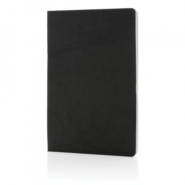 Logo trade advertising products picture of: Salton A5 GRS certified recycled paper notebook