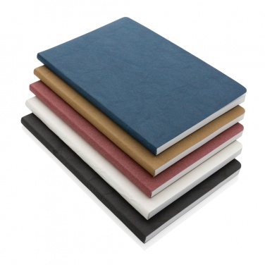 Logotrade promotional merchandise picture of: Salton A5 GRS certified recycled paper notebook