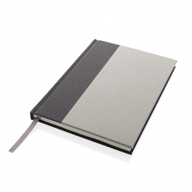 Logo trade promotional giveaways picture of: Words GRS certified RPET & Kraft A5 notebook