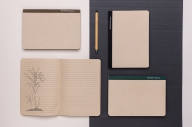 Logo trade promotional products image of: Stylo Sugarcane paper A5 Notebook