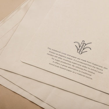 Logotrade promotional product image of: Stylo Sugarcane paper A5 Notebook