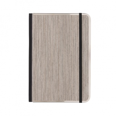 Logo trade advertising products image of: Treeline A5 wooden cover deluxe notebook