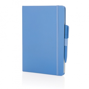Logo trade advertising products image of: Sam A5 RCS certified bonded leather classic notebook