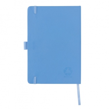 Logo trade promotional giveaway photo of: Sam A5 RCS certified bonded leather classic notebook