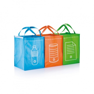 Logo trade promotional giveaways image of: 3pcs recycle waste bags