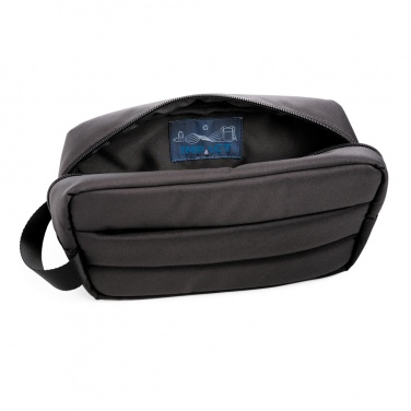 Logo trade business gifts image of: Impact AWARE™ RPET toiletry bag