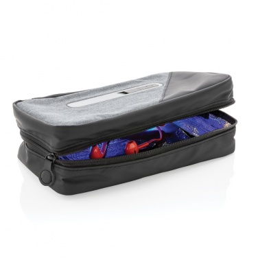 Logo trade corporate gifts image of: Portable UV-C steriliser pouch with integrated battery