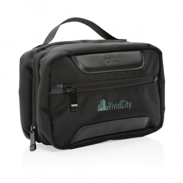 Logotrade promotional item picture of: Swiss Peak AWARE™ RPET Voyager toiletry bag