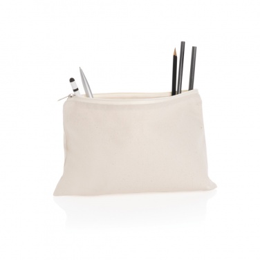Logotrade promotional gift picture of: Impact Aware™ 285 gsm rcanvas pencil case undyed