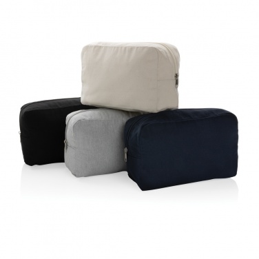 Logo trade advertising products picture of: Impact Aware™ 285 gsm rcanvas toiletry bag undyed