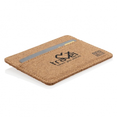 Logotrade promotional product image of: Cork secure RFID slim wallet