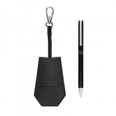 Logotrade promotional product picture of: SP Tula RCS certified recycled PU key holder and pen set