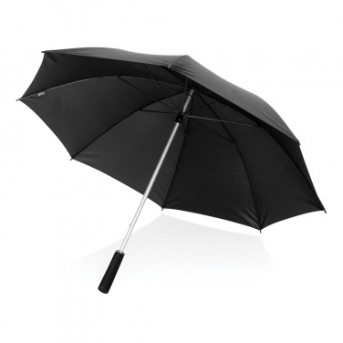 Logo trade corporate gift photo of: Swiss Peak Aware™ Ultra-light manual 25” Alu umbrella