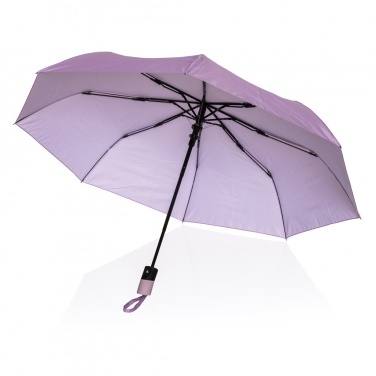 Logo trade corporate gift photo of: 21" Impact AWARE™ 190T mini auto open umbrella